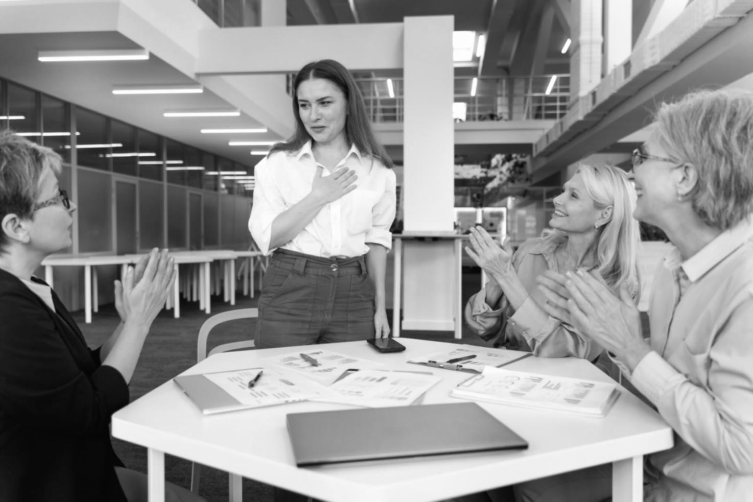 Espace de travail collaboratif lors d'une session de formation